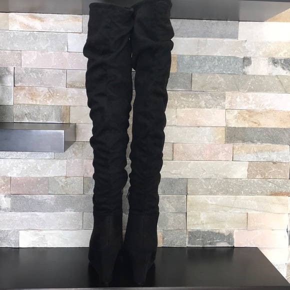 Chinese Laundry Over the Knee Wedge Boot - Picture 5 of 13